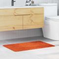 vidaXL Protišmyková kúpeľňová podložka Oranžová 60 x 90 cm PP