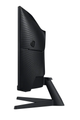 Samsung Odyssey/G55T/34"/VA/3440x1440/165Hz/1ms/Black/2R LED monitor, herní, prohnutý, 34", VA, 3440×1440, 21:9, 165Hz, 1ms, 250cd/m2, DisplayPort, HDMI, VESA, en. tr. G, cerný