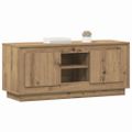 vidaXL TV skrinka 102 x 35 x 45 cm Remeselný dub Kompozitné drevo