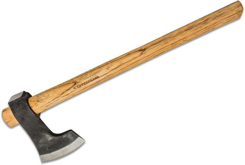 Condor CTK3953-HC BUSHCRAFT TOMAHAWK sekera/tomahawk 882g, drevo, kožené puzdro