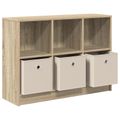 vidaXL Servírovacia skriňa Sonoma dub 88,5 x 27,5 x 63,5 cm