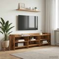 vidaXL TV skrinka 168 x 33 x 47 cm Staré drevo Kompozitné drevo