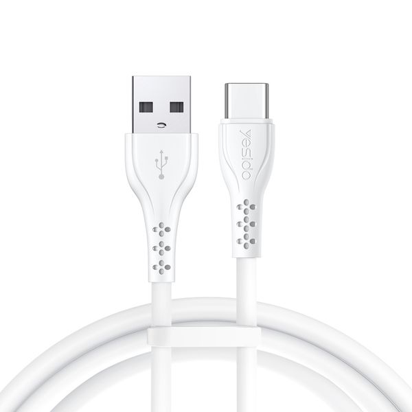 Yesido cable CA71 18W usb/type-c  1M 3A biely(20ks)