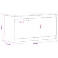 vidaXL TV skrinka 100 x 34 x 50 cm Dub artisan Kompozitné drevo