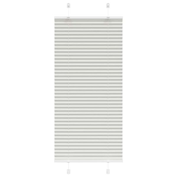 vidaXL plisovaná roleta svetlosivá 55x150 cm šírka látky 54,4 cm