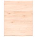 vidaXL Nástenná polica 40x50x(2-4) cm neošetrený dubový masív