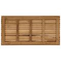 vidaXL Vrchná doska 110 x 55 x 3,5 cm Obdĺžnikový Husté teakové drevo