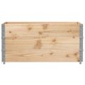 vidaXL Paletové ohrádky 3 ks 120x80 cm borovicový masív