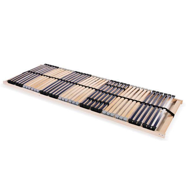 vidaXL Lamelový posteľný rošt so 42 lamelami a 7 zónami 80x200 cm