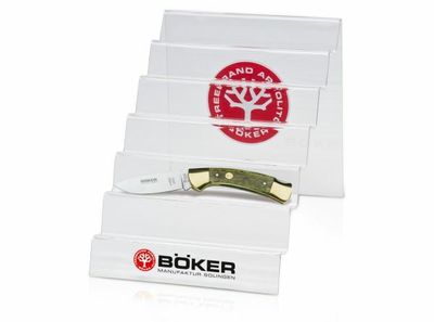 Böker Manufaktur 099949 Acryl Stand 6 akrylový stojan na 6 nožov, priesvitný