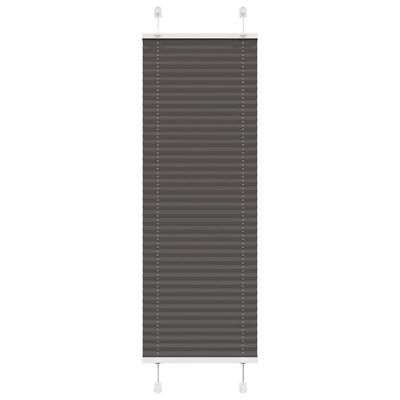 vidaXL plisovaná roleta čierna 45x100 cm Šírka látky 44,4 cm