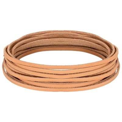 vidaXL Kožený remienok Svetlohnedá 1000 x 0,4 cm Koža