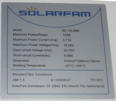 Fotovoltaický solárny panel 12 V/100 W, SZ-100-36MF, flexibilný Fotovoltaický solárny panel 12 V/100 W, SZ-100-36MF, flexibilný