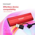 PATRIOT TRANSPORTER Lite 2TB Portable SSD / USB 3.2 Gen2 / USB-C / externý / hliníkové telo / červený SSD disk, externý, 2TB, USB-C 3.2 Gen2, hliníkové telo, červený