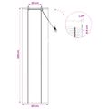 vidaXL Roleta Hnedá 40 x 220 cm Bambus