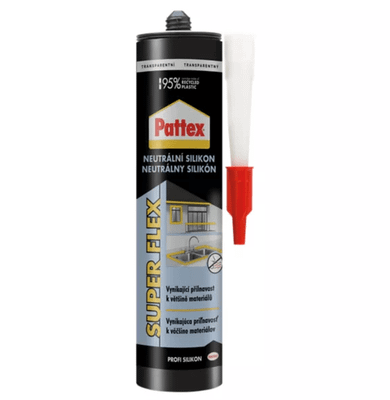 2928671 Pattex Neutrálny silikón transparentný 280 ml