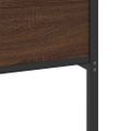 vidaXL Posteľný rám bez matraca hnedý dub 140x190 cm kompozitné drevo
