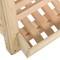 vidaXL Box na zemiaky 60x40x50 cm masívne borovicové drevo