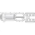 Rozvádzač SolarBOX FAMATEL fr012L T1+T2 (1000V DC) pre 2 stringy IP65 certifikovaný