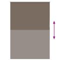 vidaXL Roleta zatemnenie Coffee 100x130cm Šírka látky 95,7cm Polyester