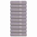 vidaXL Osušky do kúpeľne FROGN 10 ks sivé 100x150 cm 360 g/m²