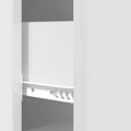 vidaXL Zásuvkový kabinet Biela s vysokým leskom 33 x 34,5 x 90 cm