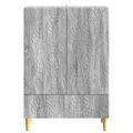 vidaXL Servírovacia skriňa Sivý Sonoma 66 x 34,5 x 95 cm