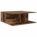 vidaXL Konferenčný stolík Staré drevo 80 x 80 x 31 cm Kompozitné drevo