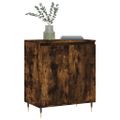 vidaXL Komoda dymový dub 60x35x70 cm spracované drevo