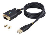 Rugged TPE Construction (1P3FFCB-USB-SERIAL) - USB / sériový kábel - USB (M) do DB-9 (M) - 1 m - čierna