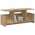 vidaXL TV stolík 102 x 35 x 45 cm Remeselný dub Kompozitné drevo