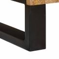 vidaXL Nočný stolík Prírodná 40 x 33 x 46 cm Masívne mango drevo
