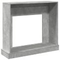 vidaXL Obloženie krbu betónovosivé 100x30x87,5 cm kompozitné drevo