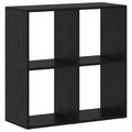vidaXL Knižnica 4 úrovní 69,5 x 29 x 69,5 cm Kompozitné drevo