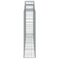 vidaXL Oblúkové gabionové koše 5 ks 300x30x120/140 cm pozink. železo