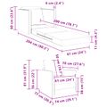 vidaXL Rozkladacia posteľ Krémová 74 x 77 x 81 cm Zamat