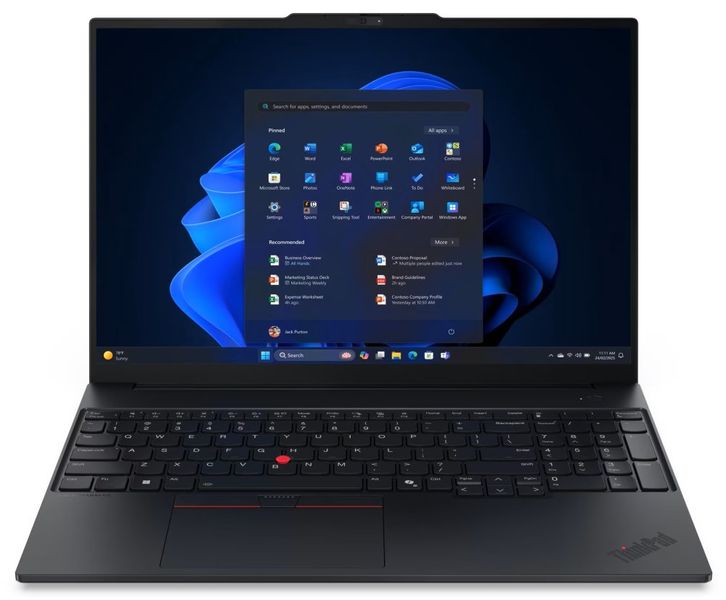 Lenovo E16 Gen 3/ Core 5 220U/ 16GB DDR5/ 512GB SSD/ Intel Graphics/ 16"WUXGA,matný/ W11P/ čierny Lenovo E16 Gen 3/ Core Ultra 5 220U/ 16GB DDR5/ 512GB SSD/ Intel Graphics/ 16"WUXGA,matný/ W11P/ čierny