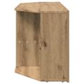 vidaXL Rohový LED TV kabinet 100 x 40 x 50 cm Remeselný dub