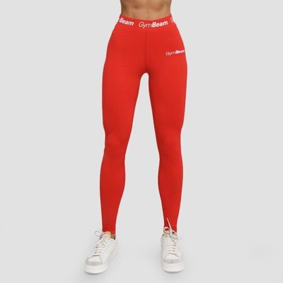 Dámske legíny Simple Rouge Red - GymBeam, veľkosť M, veľkosť oblečenia M