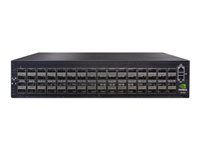 Prepínač - L3 - riadený - 64 x 100 Gigabit QSFP28 - prúdenie vzduchu zozadu dopredu - možno montovať do rozvádzača