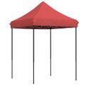 vidaXL Skladací pop-up párty stan burgundský 200x200x306 cm