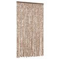 vidaXL Záves proti hmyzu béžový a tmavohnedý 100x200 cm ženilka