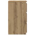 vidaXL Nočné skrinky 2 ks Dub Artisan 40x35x62,5 cm Drevo
