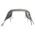 vidaXL Strieška Bimini so 4 oblúkmi a stenami 243x(170-182)x137 cm