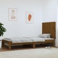vidaXL Nástenné čelo postele medovohnedé 82,5x3x60 cm masívna borovica