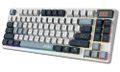 MSI herná klávesnica FORGE GK600 TKL Sky/ bezdrôtová 2,4GHz+BT/ mechanická/ RGB/ USB-C/ display/ CZ+SK layout Klávesnica, herná, mechanická, bezdrôtová (2,4GHz, Bluetooth), RGB podsvietenie, displej, USB-C, CZ/SK layout, bielo-sivá