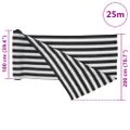 vidaXL Tieniaca sieť antracitovo-biela 2x25 m HDPE 150 g/m²