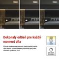 LED nástenné svietidlo ILVI, kruhové 45 W, stmievanie + CCT, drevo