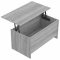vidaXL Konferenčný stolík sivý sonoma 102x55,5x52,5cm spracované drevo