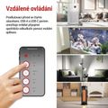 Predlžovací kábel EMOS P1412SM GoSmart 2 m / 4 zásuvky / s vyp. / s USB / biela-čierna / PVC / 1,5 mm2